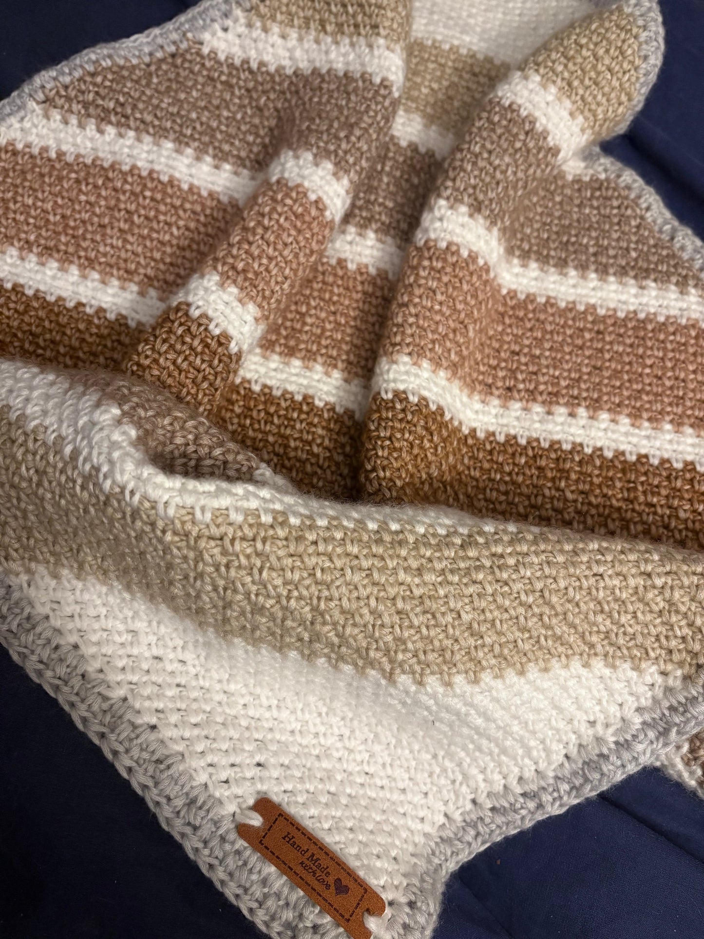 Stone baby blanket