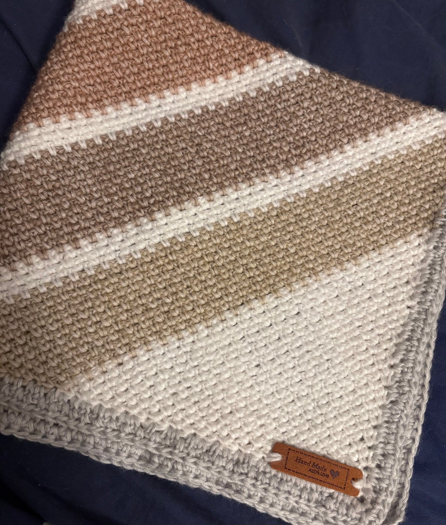 Stone baby blanket